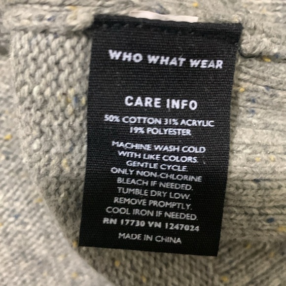 Women’s Who What Wear Open Front Duster Cardigan Size Large Gray EUC - Picture 8 of 8